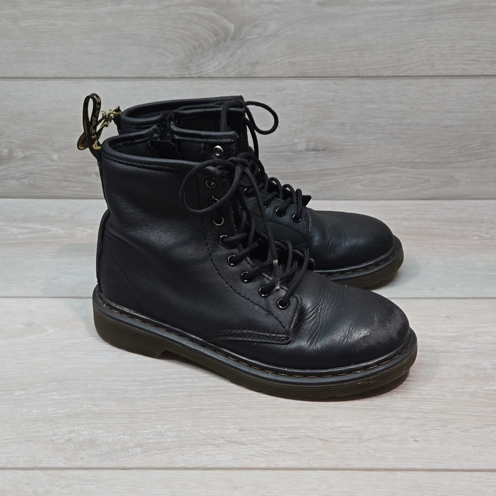 Doc Dr.Martens Kids Ankle Tractor Platform Chunky Leather Boots shoes 2